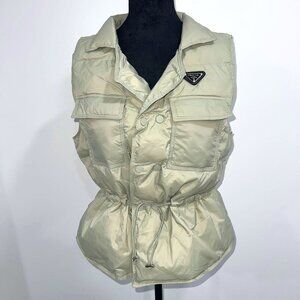 Prada Sage Green Bubble Vest